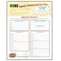 Family Communication Plan for Parents